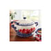 Pioneer Woman Soup Tureen with Ladle Frontier Rose Cobalt Ceramic 3.17Quart New