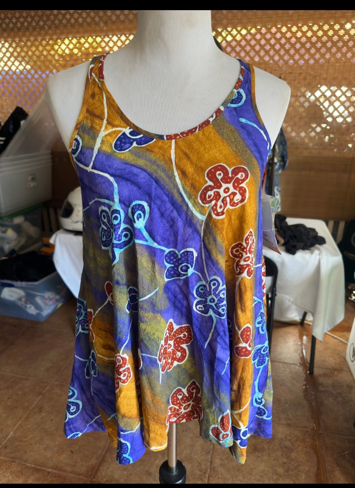 Brand New Jams World Charms Blouse W647 Chas Multicolored Women's XS