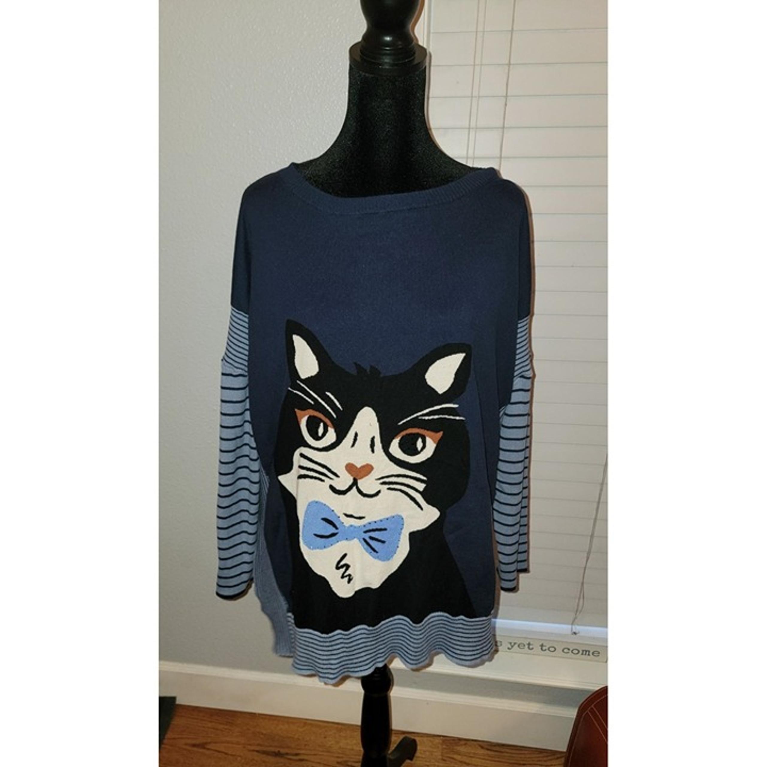 DG2 by Dianne Gillman novelty sweater, Large