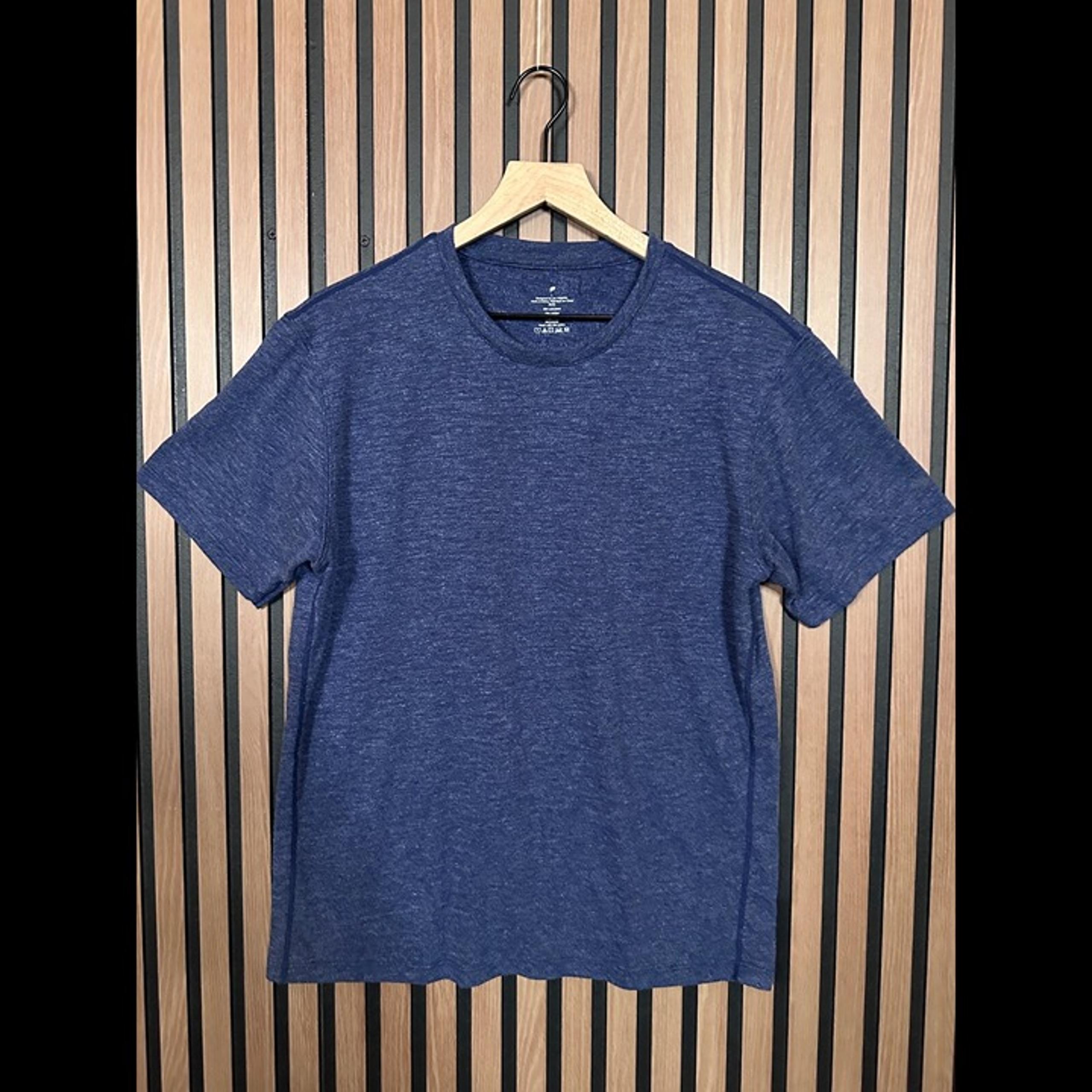 Fabletics T Shirt Large Mens Blue Short Sleeve Athletic Row Tee