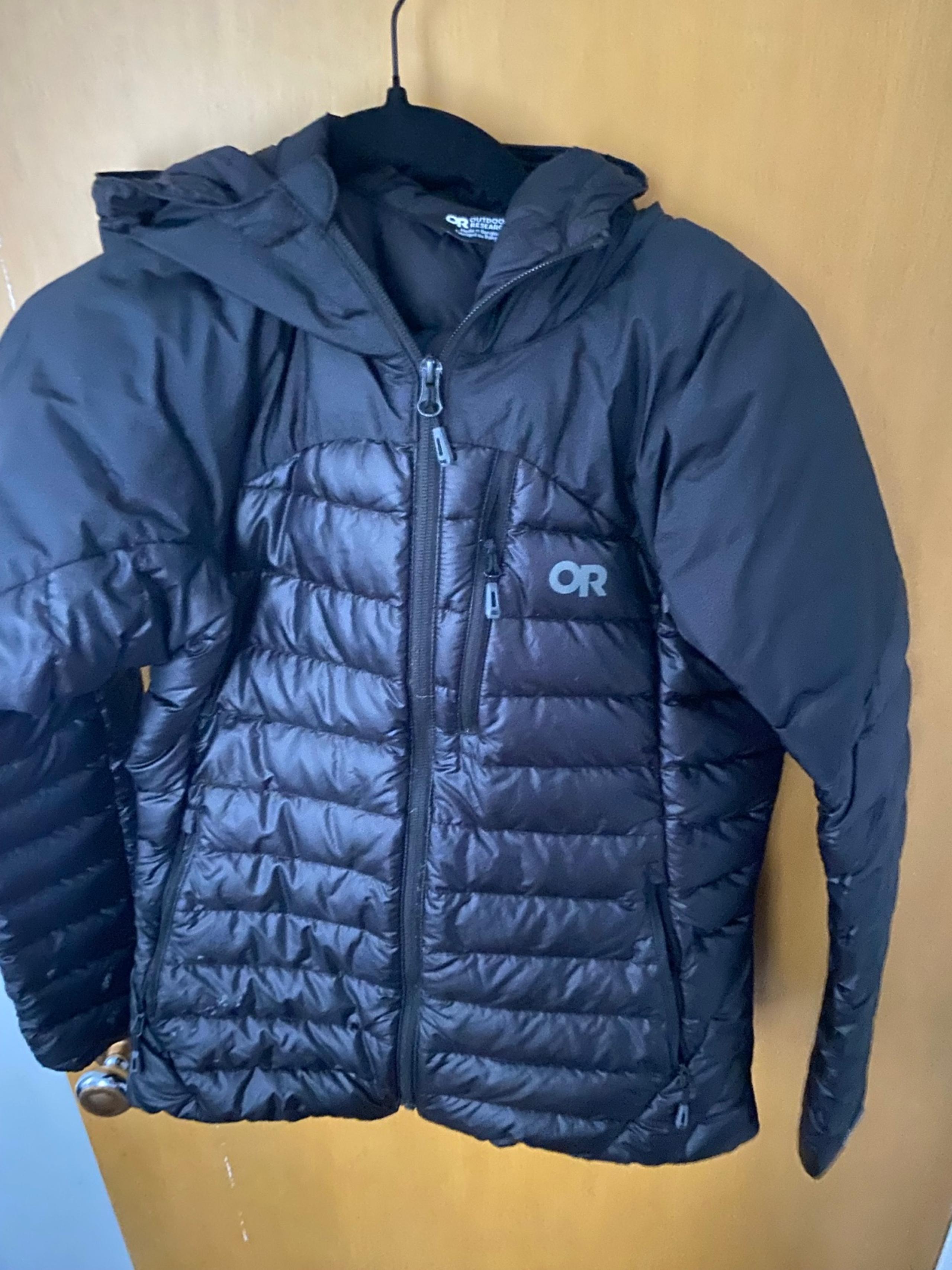 Down outdoor research jacket