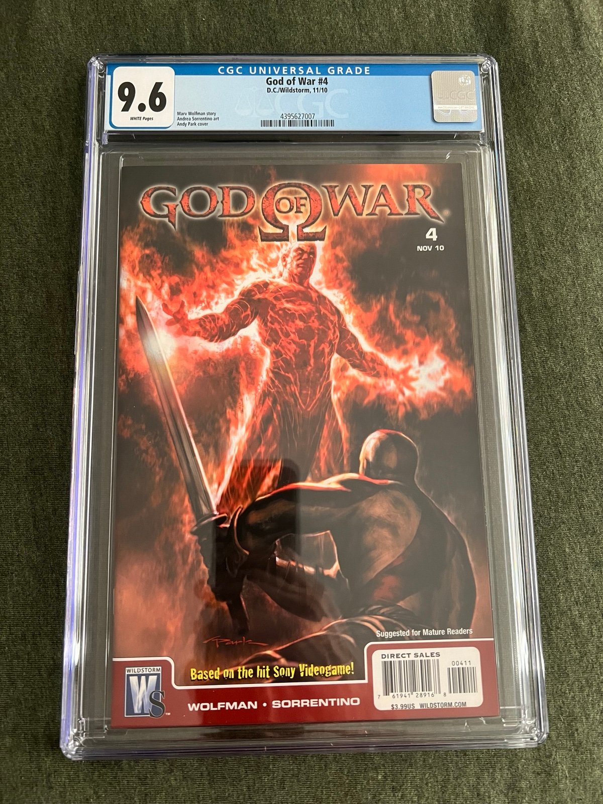 God Of War (2010) #4 CGC 9.6