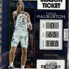 TYRESE HALIBURTON - 2021-22 CONTENDERS OPTIC - #50 - BLACK PANDORA SSP - PACERS