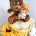 Honey Teddy Bear Bee Diaper Cake , Baby Shower Gift