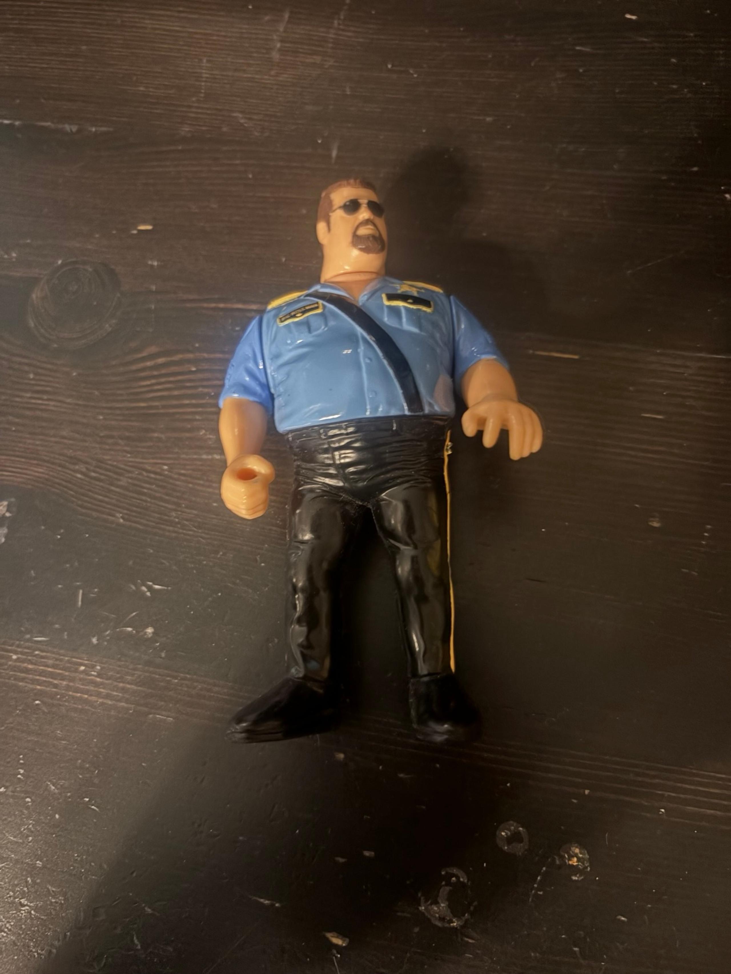1990 Titan Sports WWF The Big Boss Man Hasbro Wrestling Action Figure Vintage