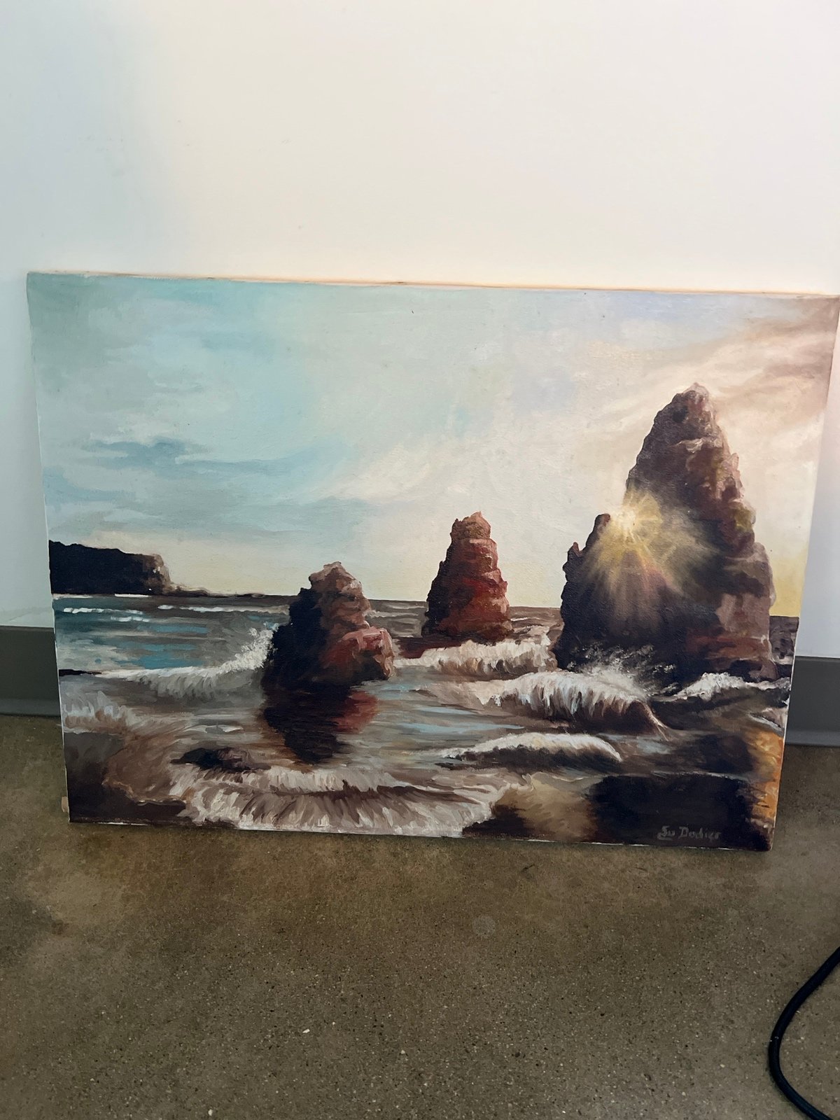 Painting on canvas LockWood