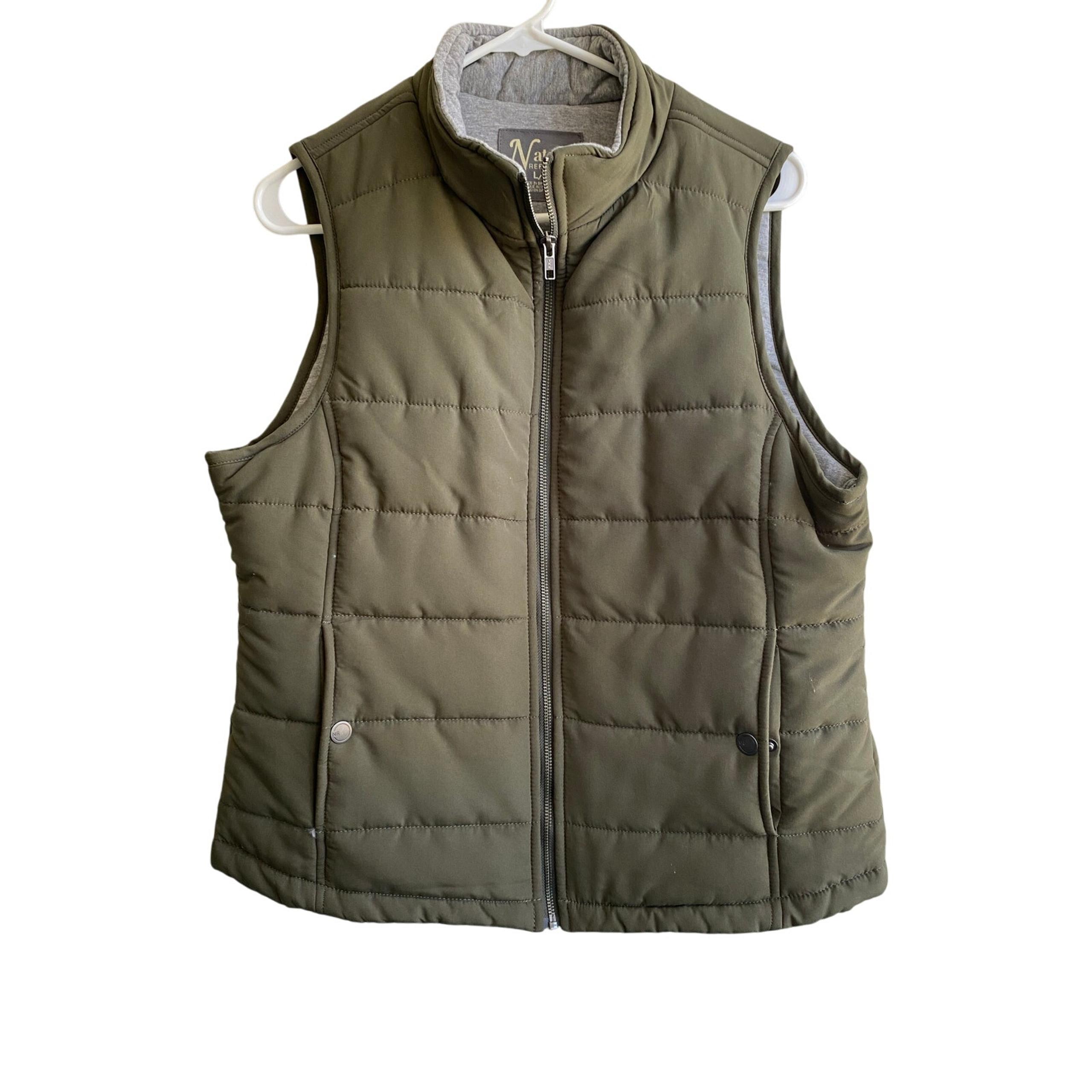 Natural Reflections quilted puffer vest