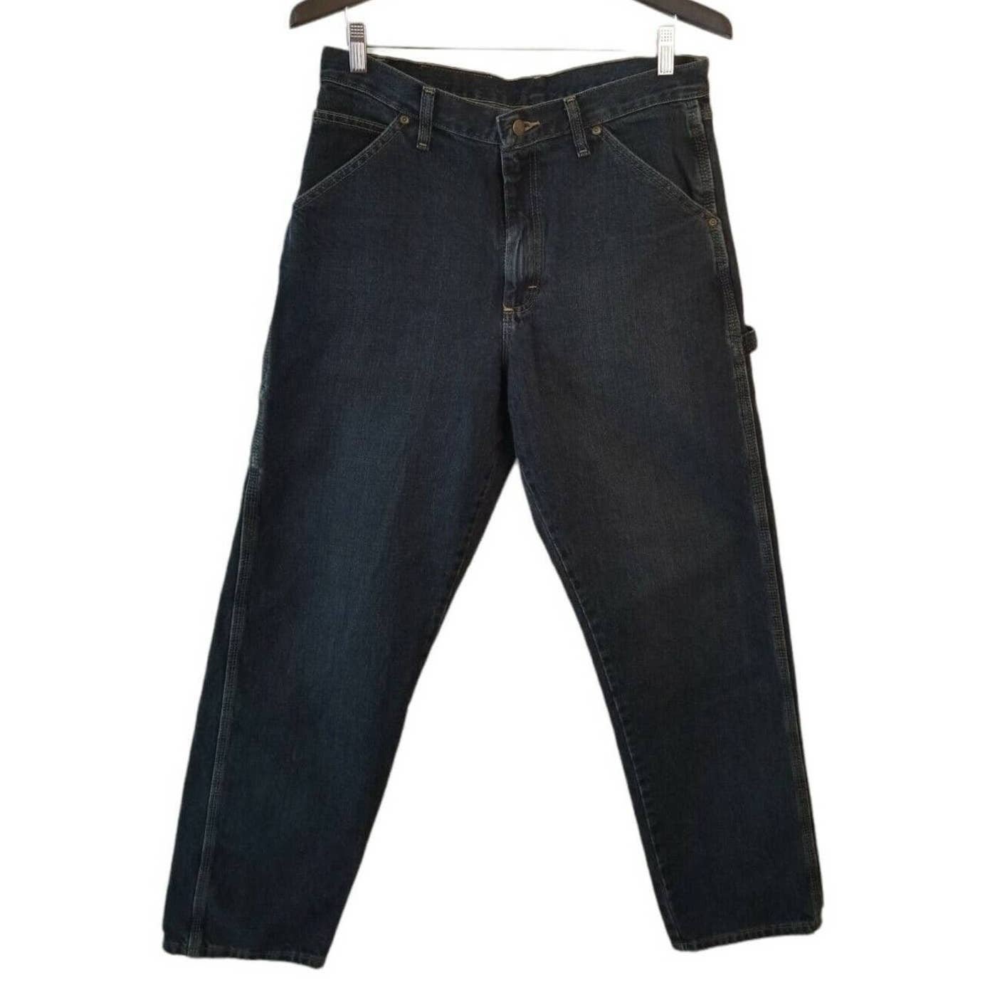 Wrangler Rugged Wear Straight Regular Fit Men's Jeans Size 33 x 32