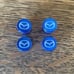 NWT New 4 Blue Mazda Wheel Air Valve Stem Cap: 3 6 9 CX-5 MX-5 CX-9 RX-7 Miata