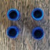NWT New 4 Blue Mazda Wheel Air Valve Stem Cap: 3 6 9 CX-5 MX-5 CX-9 RX-7 Miata