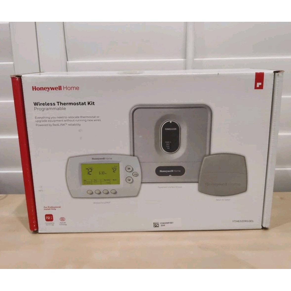 HONEYWELL YTH6320R1001 RedLINK Wireless FocusPro Programmable Thermostat Kit