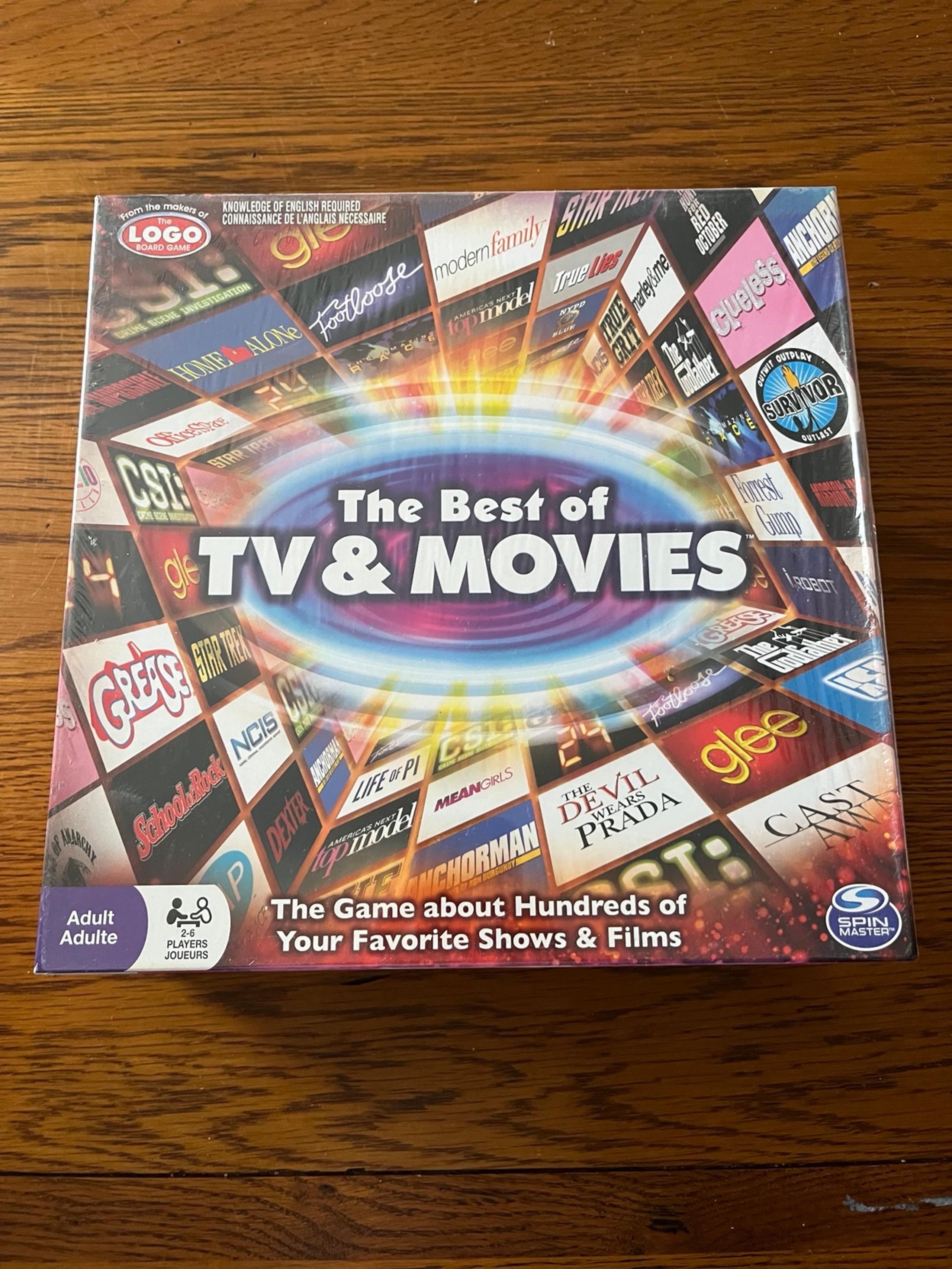 NEW 2014 Spin Master Games - Best of Movies & TV Board Game