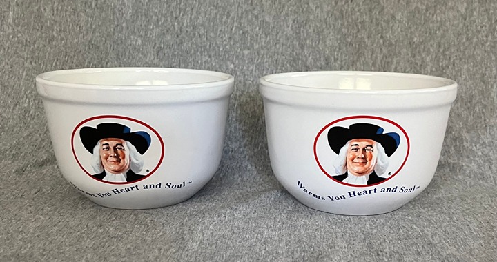 Quaker Oatmeal Warms You Heart and Soul Bowls Set of 2