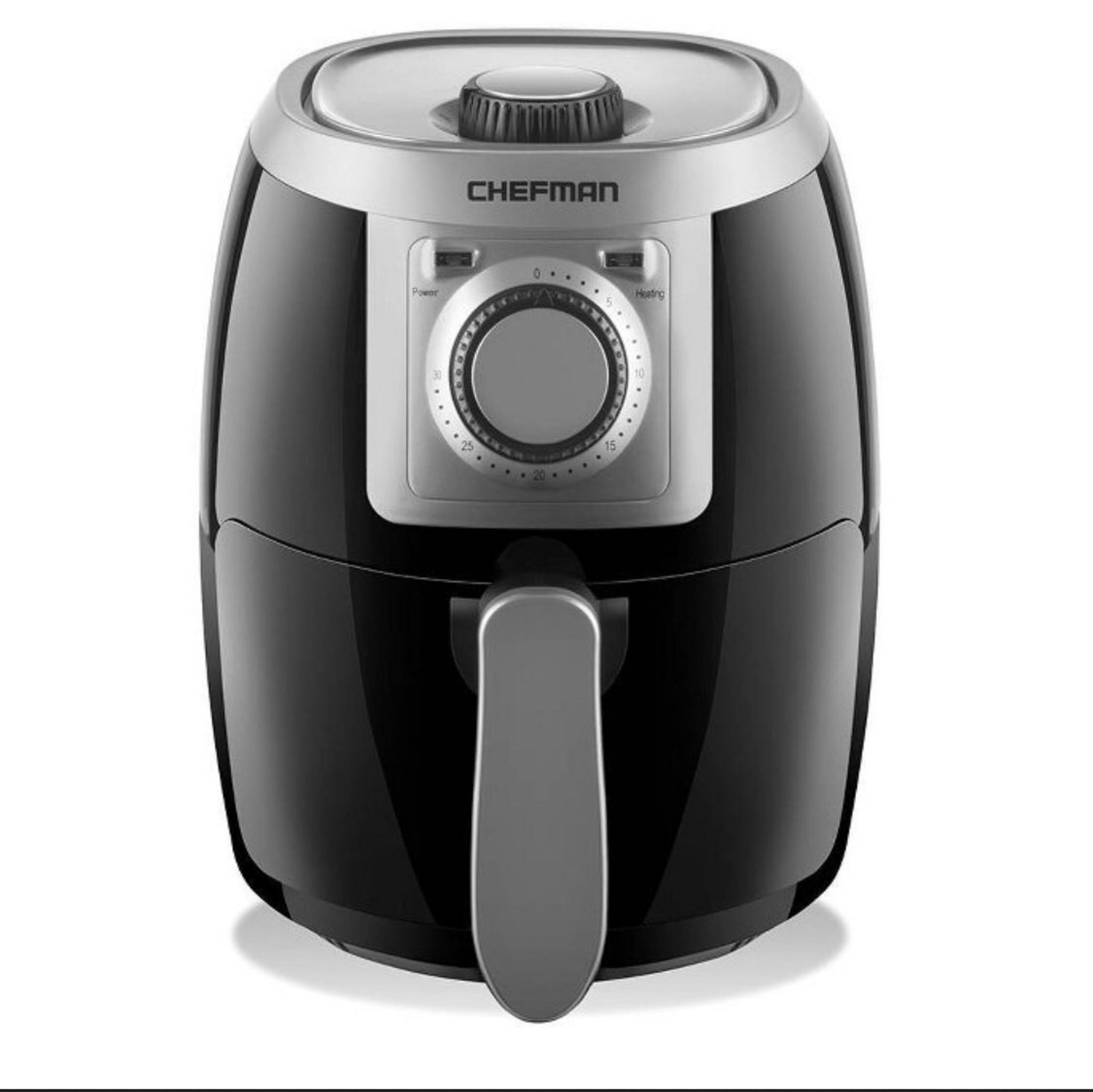 Chefman 2.1qt Analog Air Fryer - Black/S