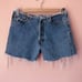 Vintage Double Cutoff Denim Shorts