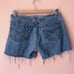 Vintage Double Cutoff Denim Shorts