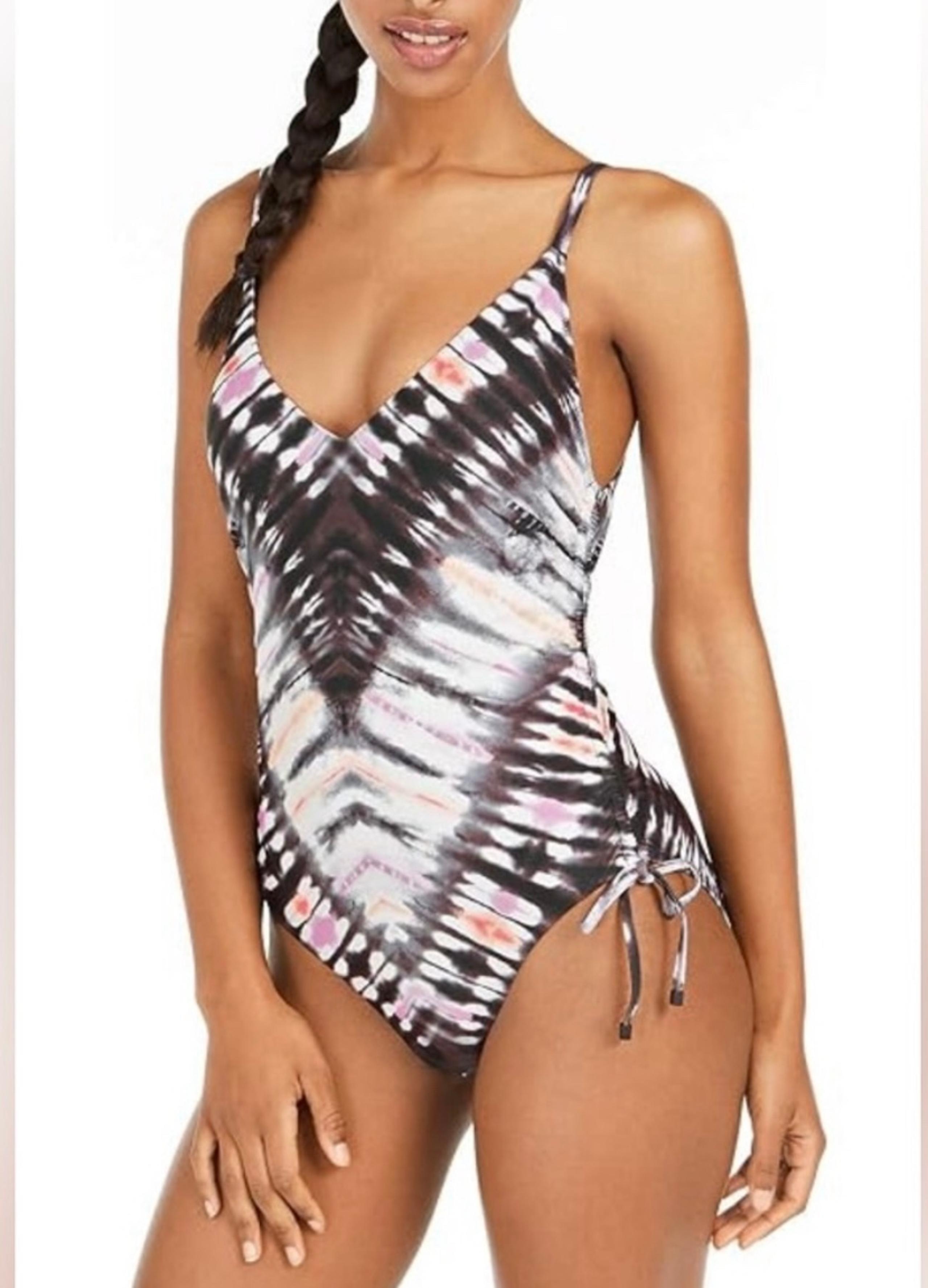 Bar III Ink Dye One-piece Swimsuit NWT Size Medium