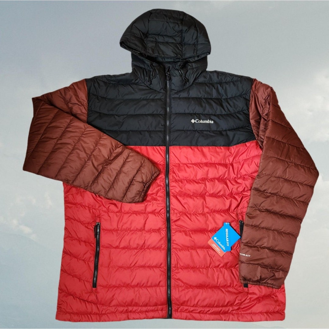 Columbia Powder Lite II omni heat hooded jacket mens 2XL Tall
