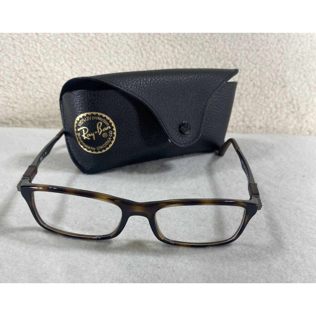 Ray Ban RB 7017 2012 Havana 54/17/145 Eyeglasses W/Case