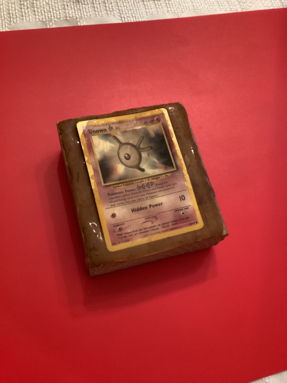 “UNKNOWN TYPE Pokémon” DRINK COASTERS WALL ART HOME DECOR WALL HANGING