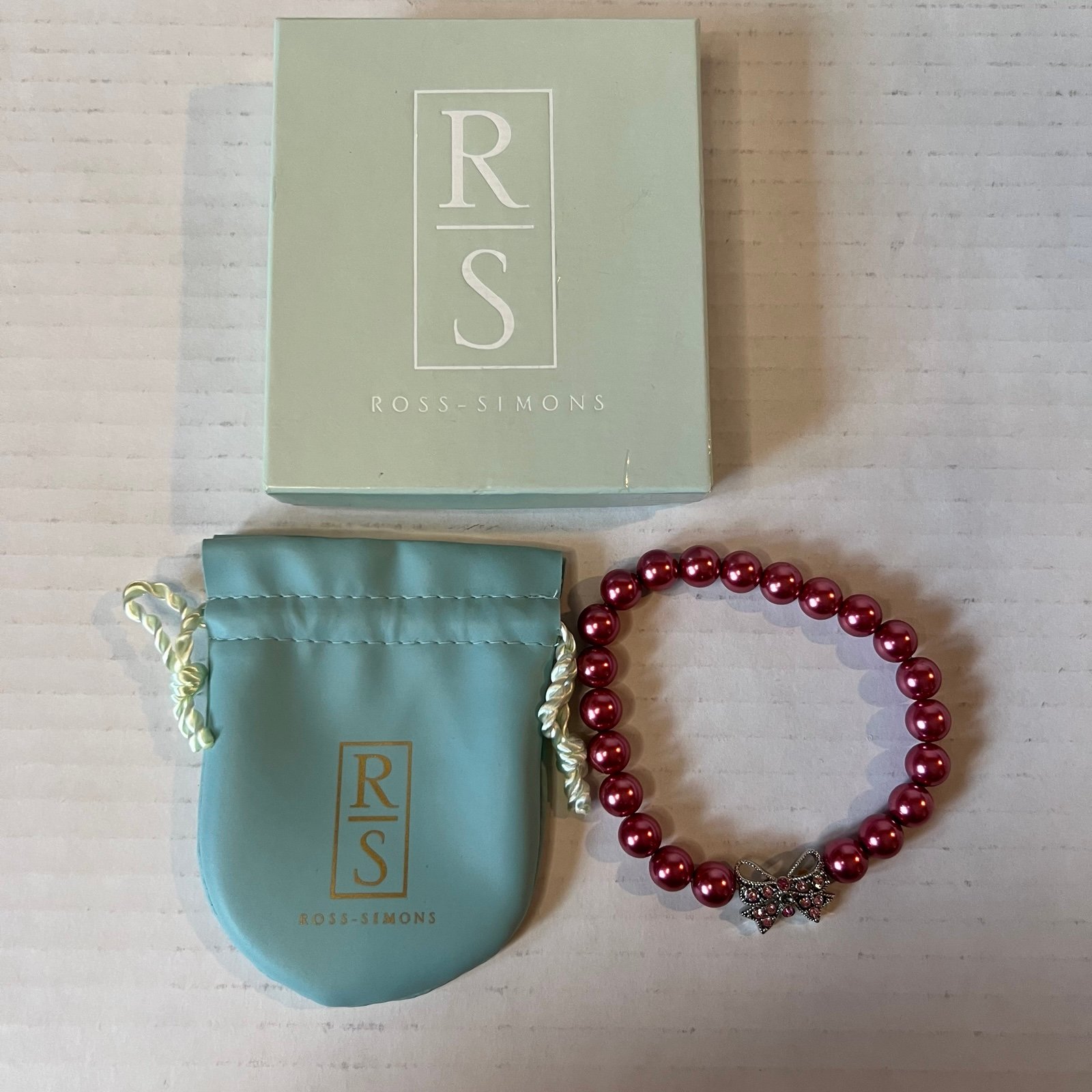 Ross Simons Pearl Necklace For Dogs-pink