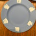 Lot 3 Vintage MCM Wedgwood Jasperware Grecian Bread Butter Plate Dish Set Lot