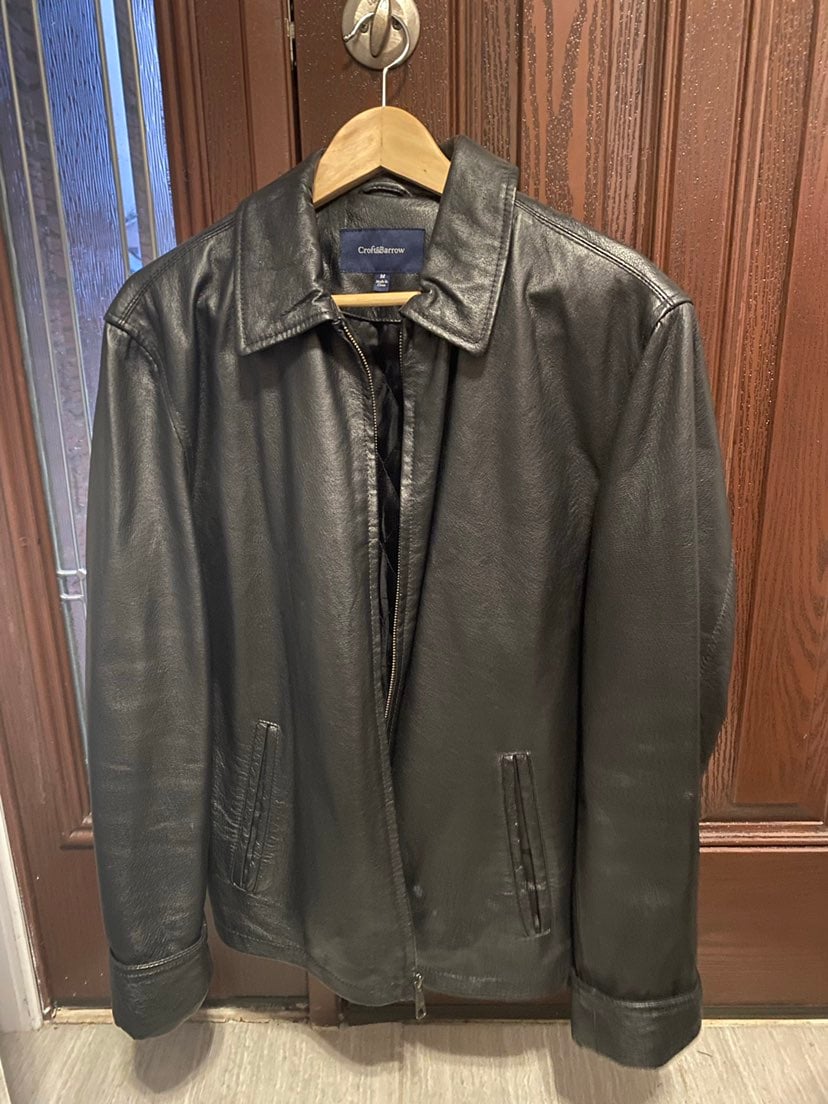 Croft&Barrow Leather Jacket size medium