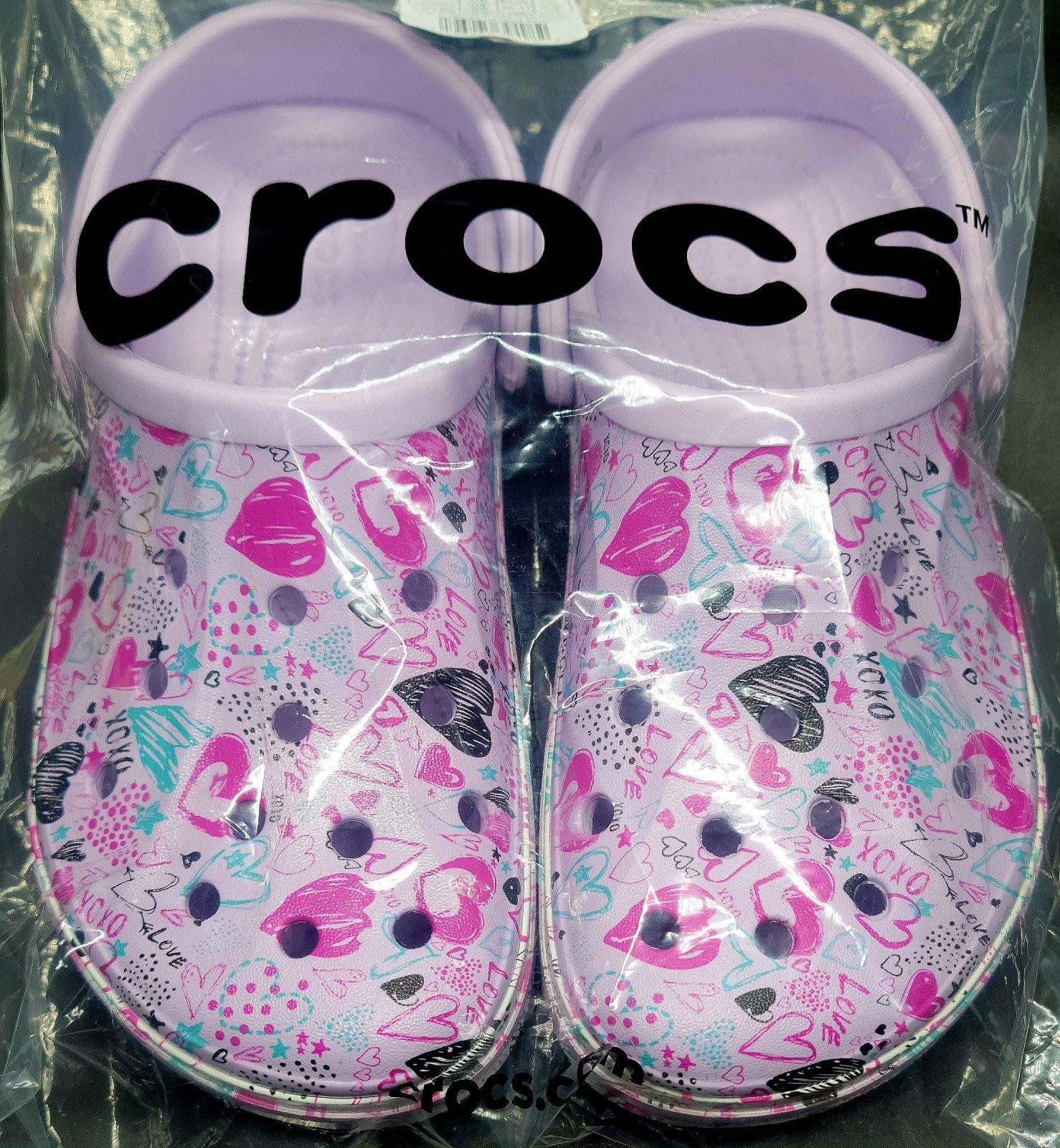 Crocs Bayaband Clog Customized With XOXO Sz 7 Women New