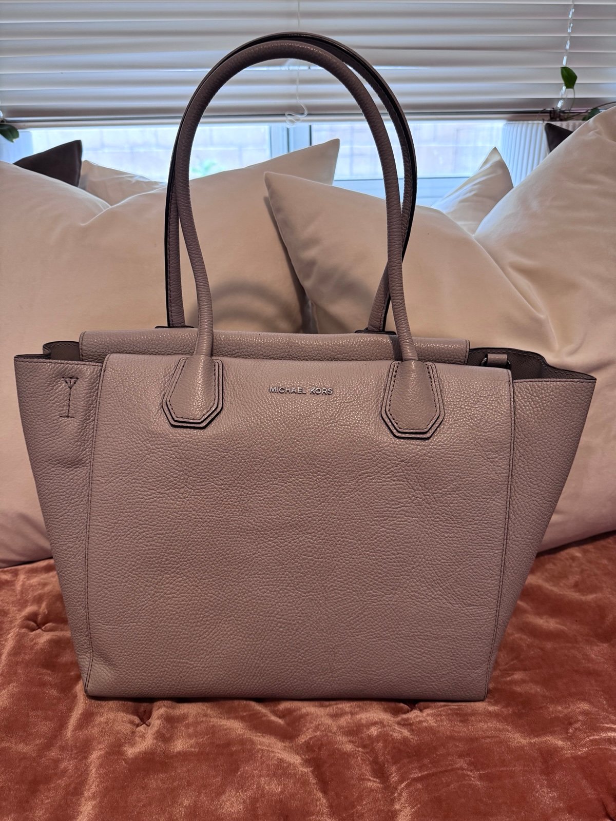 michael michael kors mercer large leather tote