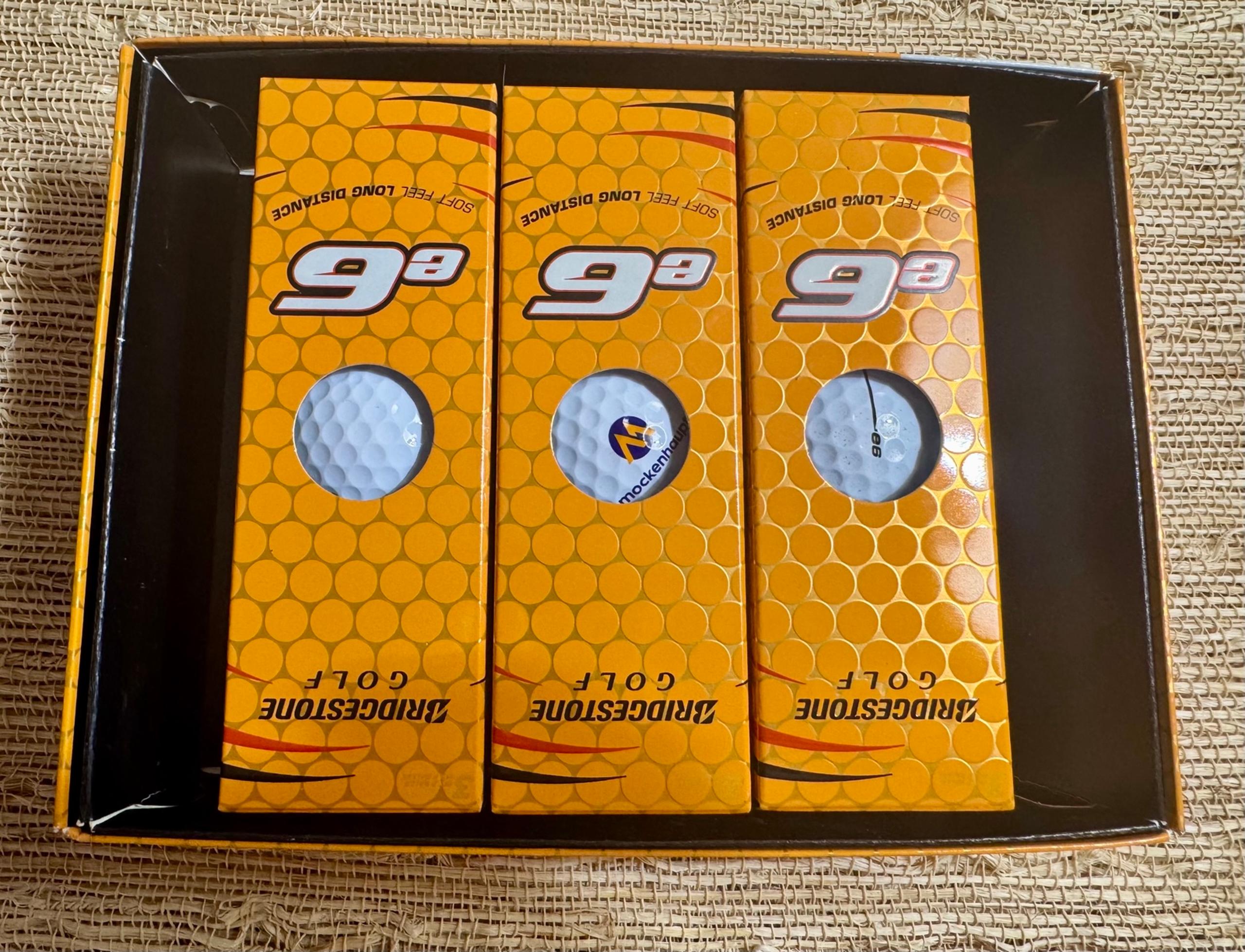New Bridgestone Golf e6 Soft Feel Long Distance Golf Balls 3 sleeves/9 total