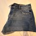 ED HARDY FLAME SKULL DENIM SHORTS
