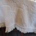 Full Size Light Yellow Floral Chenille Bed Spread ~ A+