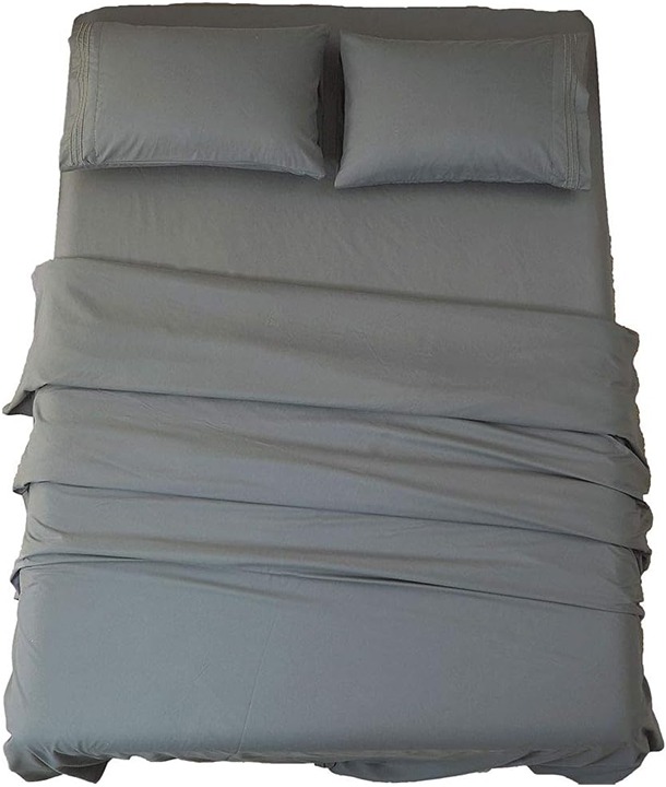 Bed Sheet Set Super Soft Microfiber 1800 icnh deep pocket