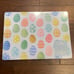 Set of 4 Easter Eggs Colorful cork Placemats