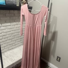 Pink Blush Maternity Dress