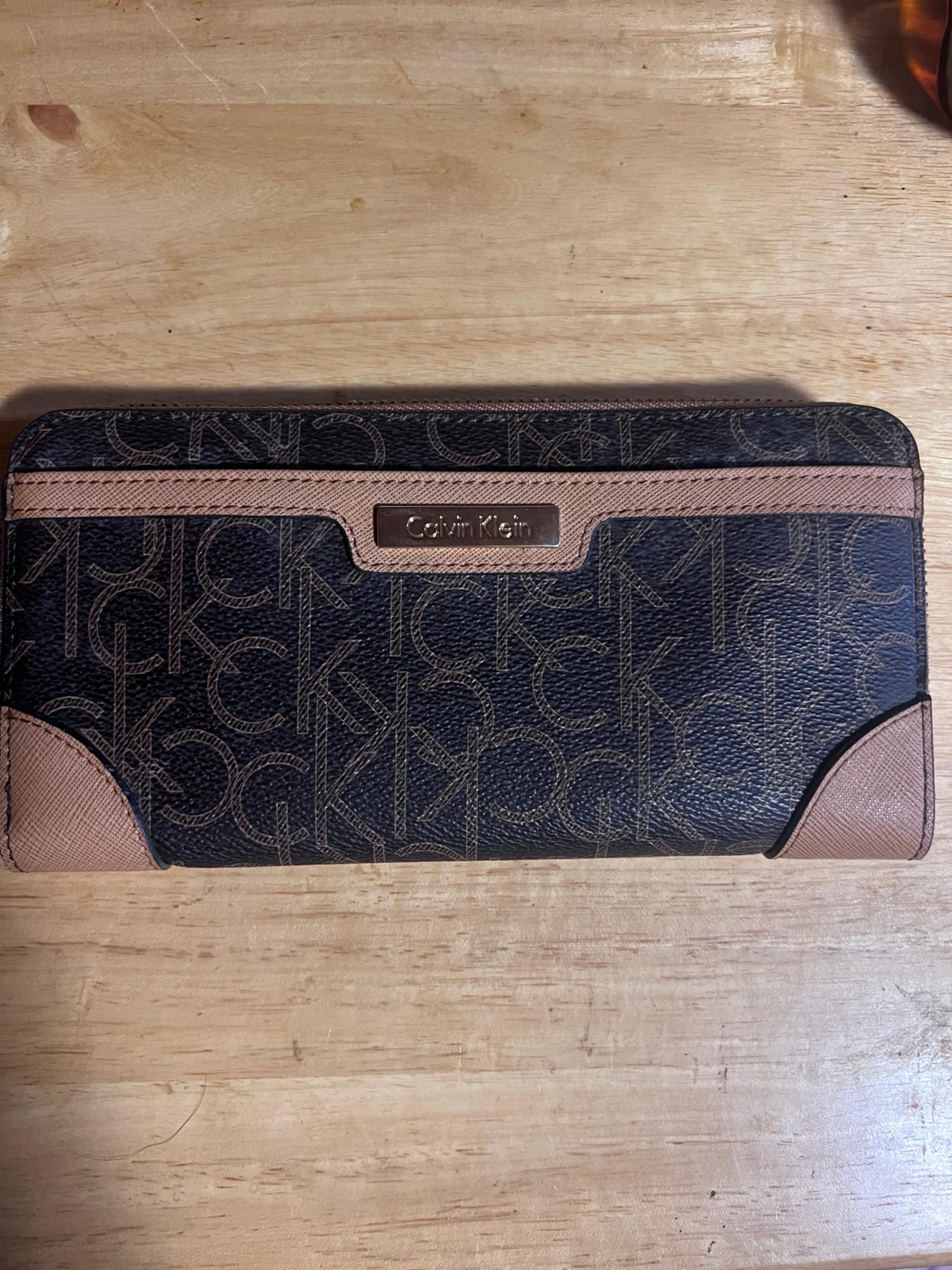 Calvin Klein leather wallets for women