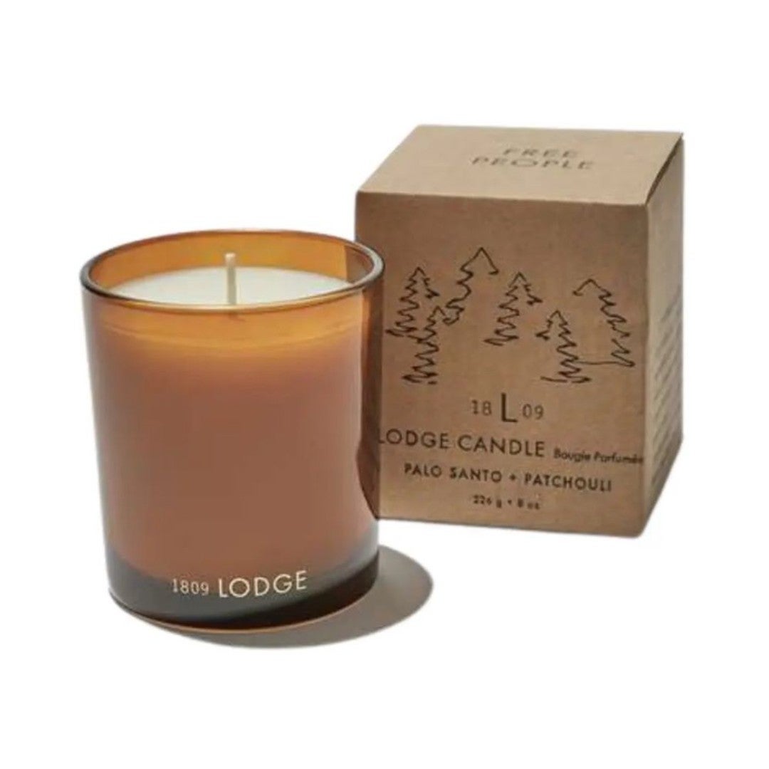 NIB Free People 1809 Lodge Candle Palo Santo + Patchouli 8oz