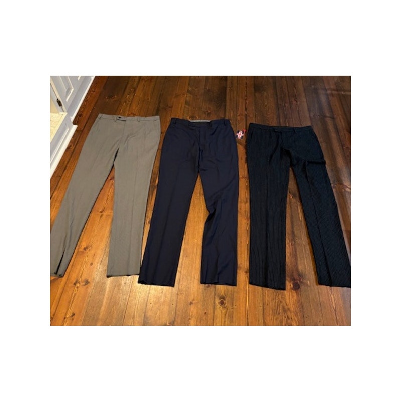 Nordstrom Mens 34X30 Dress Pants Office Career Work Bundle Lot 3 Pairs New