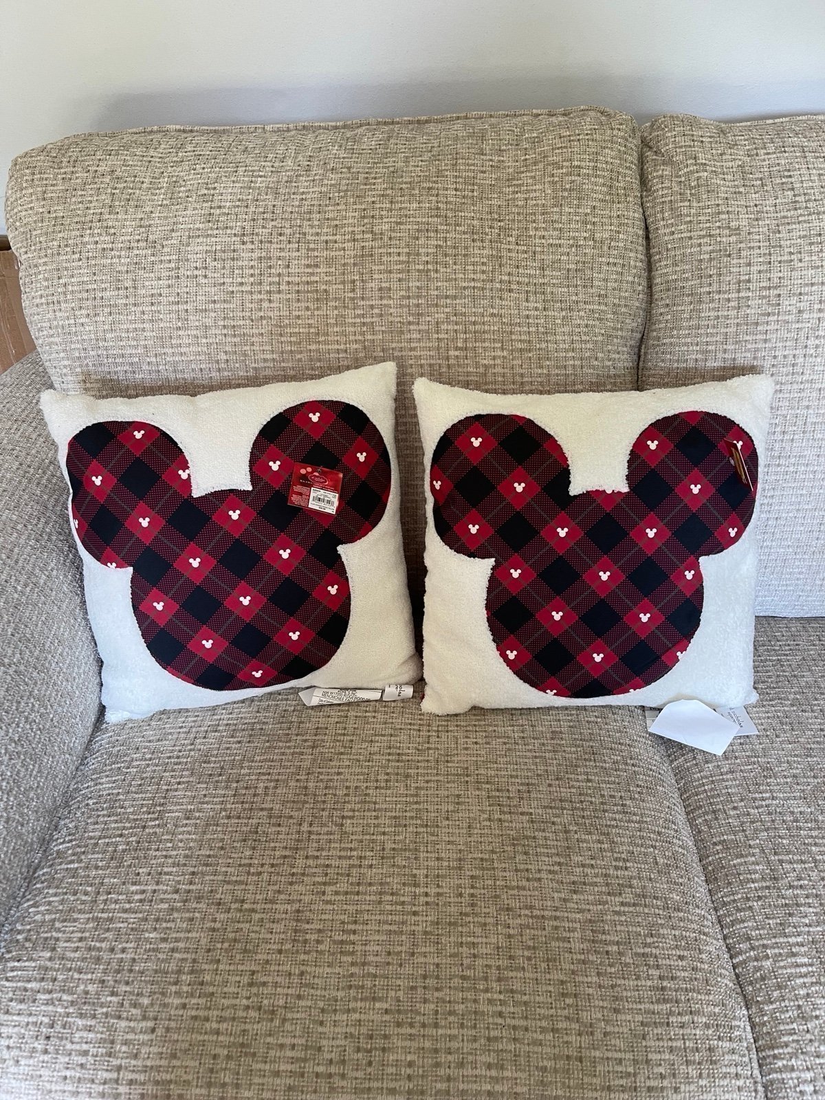 New Mickey Mouse Throw Pillow Pair