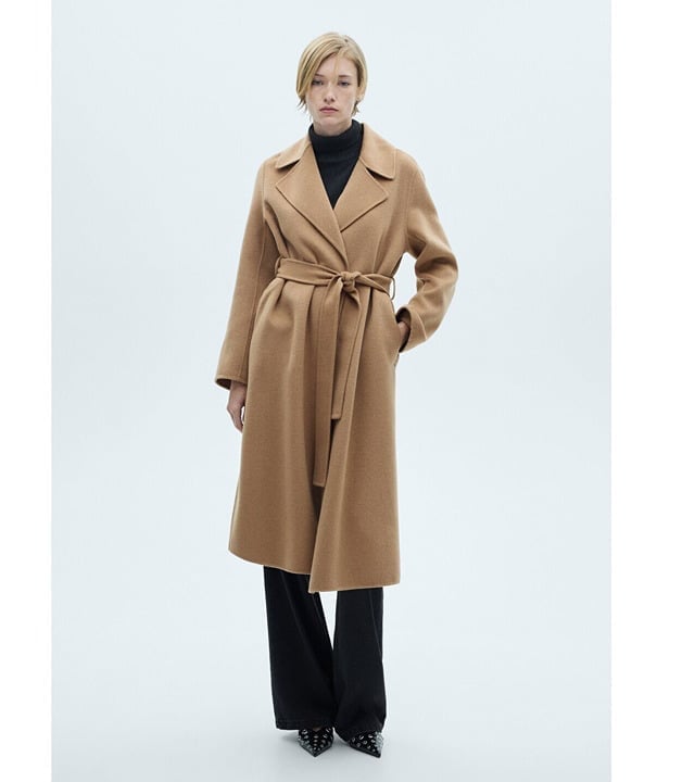 NEW Mango MNG Handmade Wool Coat, Size XS, 230