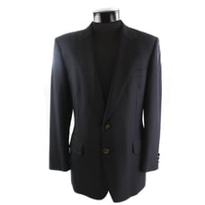 AQUASCUTUM Black Blazer Mens Size Medium
