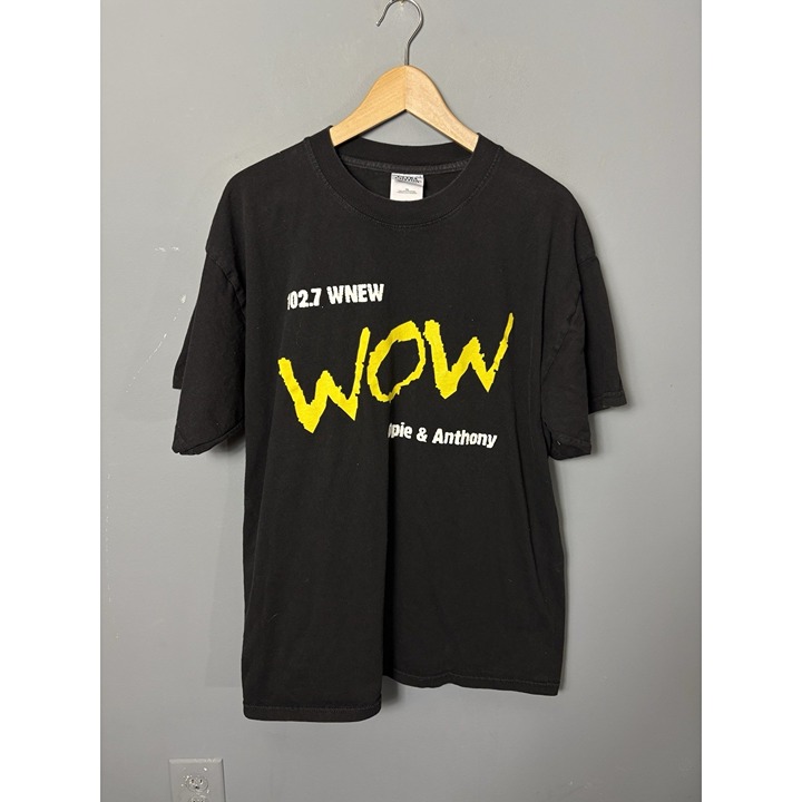 OPIE & ANTHONY Mens XL T-Shirt WOW Whip Em Out Wednesday 102.7 WNEW Vintage Y2K