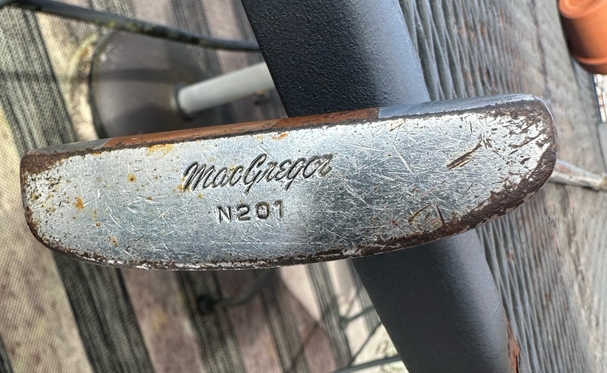 VTG MacGregor N201 Smoothy 35 Putter Golf club copper face insert Needs Grip Rh