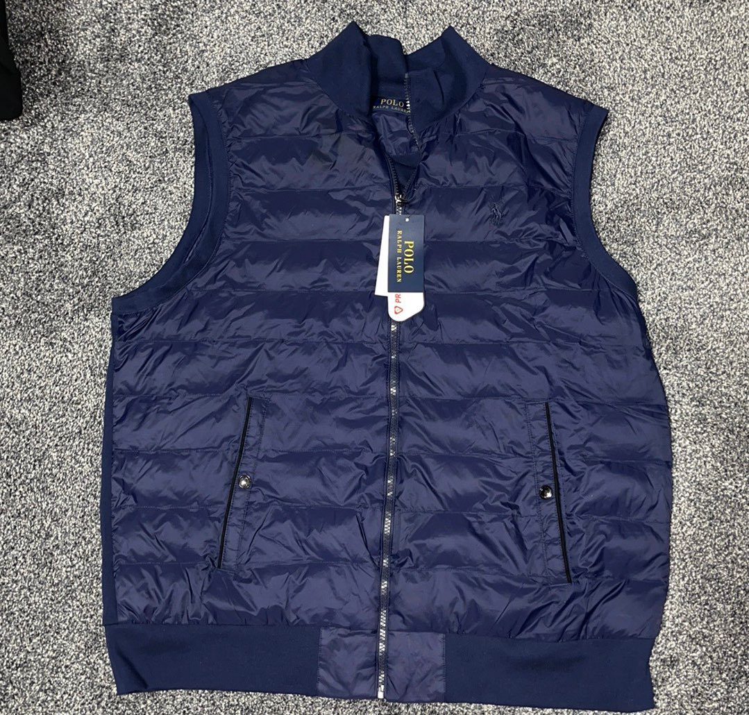 New Polo Ralph Lauren Quilted Primaloft Hybrid Vest