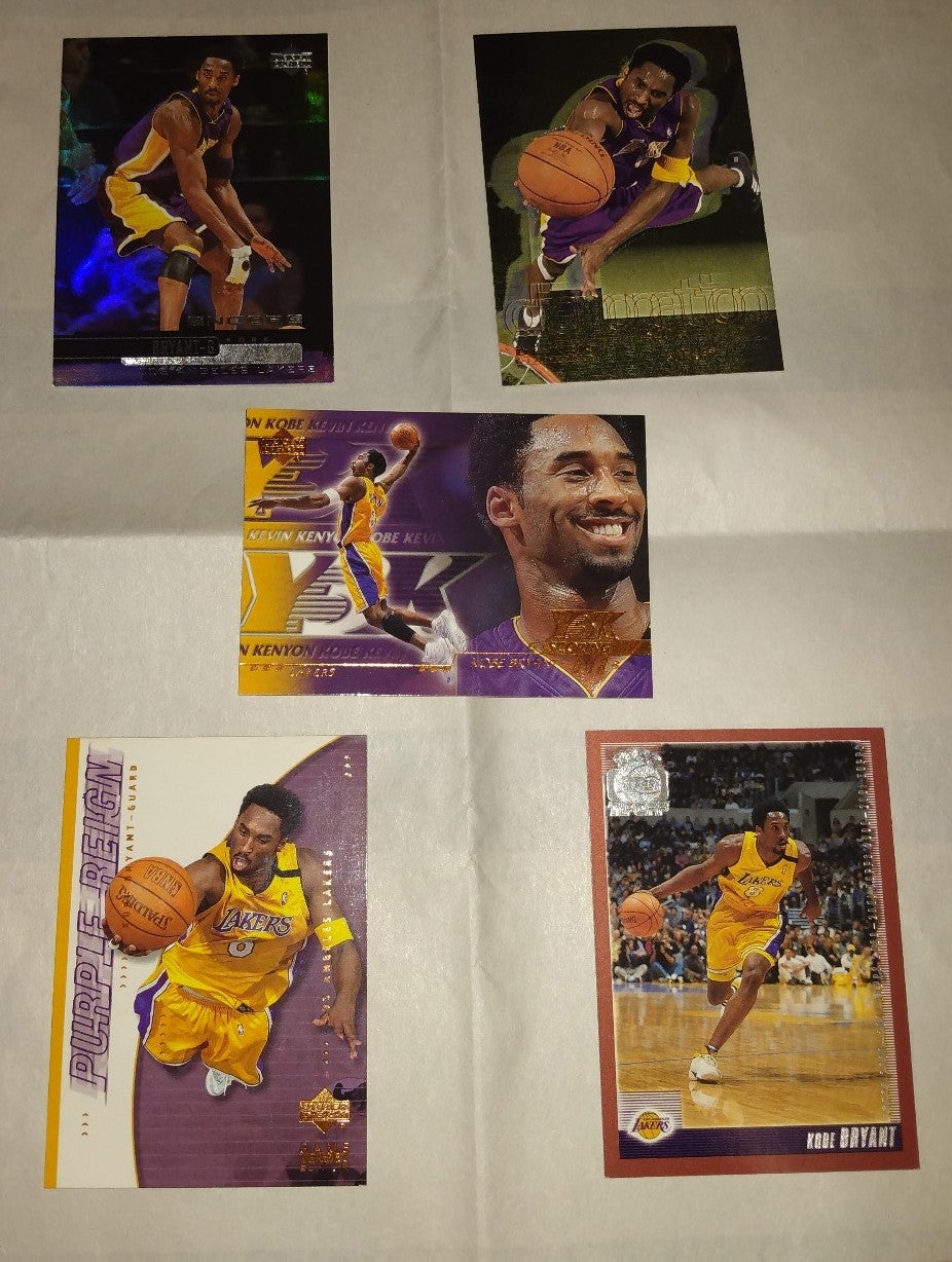 Vintage Kobe Bryant Basketball Cards Lot