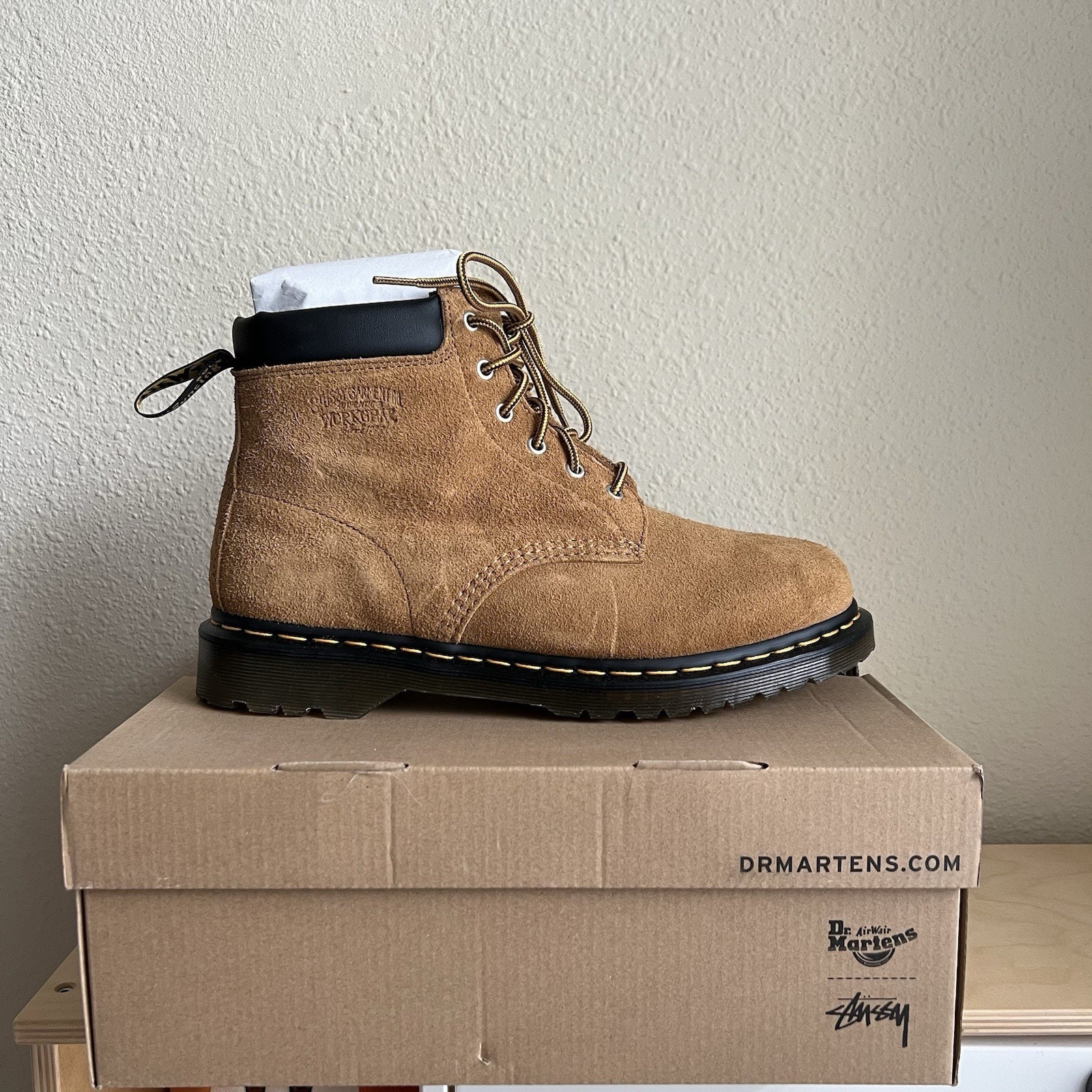Stüssy X Dr Martens 939 Chestnut Desert Oasis Suede Boots Men’s 10.5