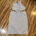 J.Crew Collection Striped Cutout Halter Midi Dress Gray White Summer Size 24