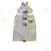 J.Crew Collection Striped Cutout Halter Midi Dress Gray White Summer Size 24