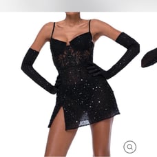 Dyspnea The Charleston Mini Dress