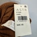 ASTR The Label Hi Slit Turtleneck Long Sweater Tan Women's XS New